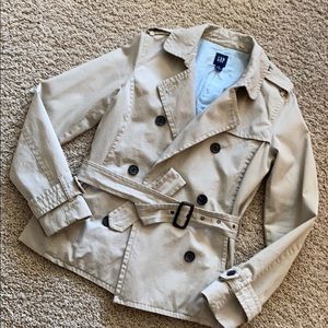 Gap waist coat trench style jacket.